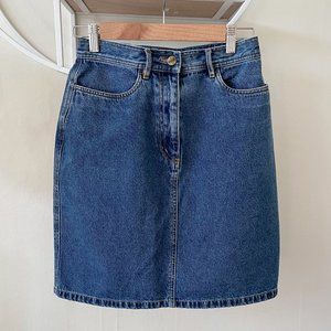 Vintage L.L. Bean Denim Skirt